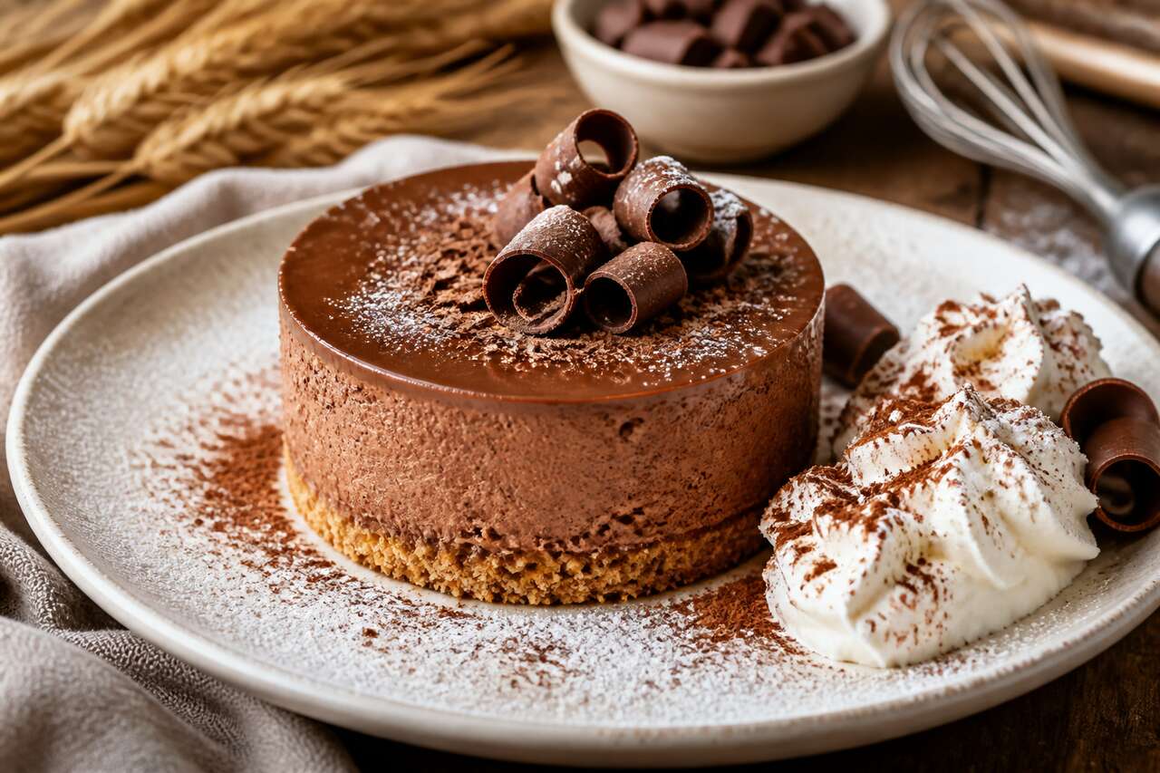 Recette de biscuit grand-mère à la mousse au chocolat au lait
