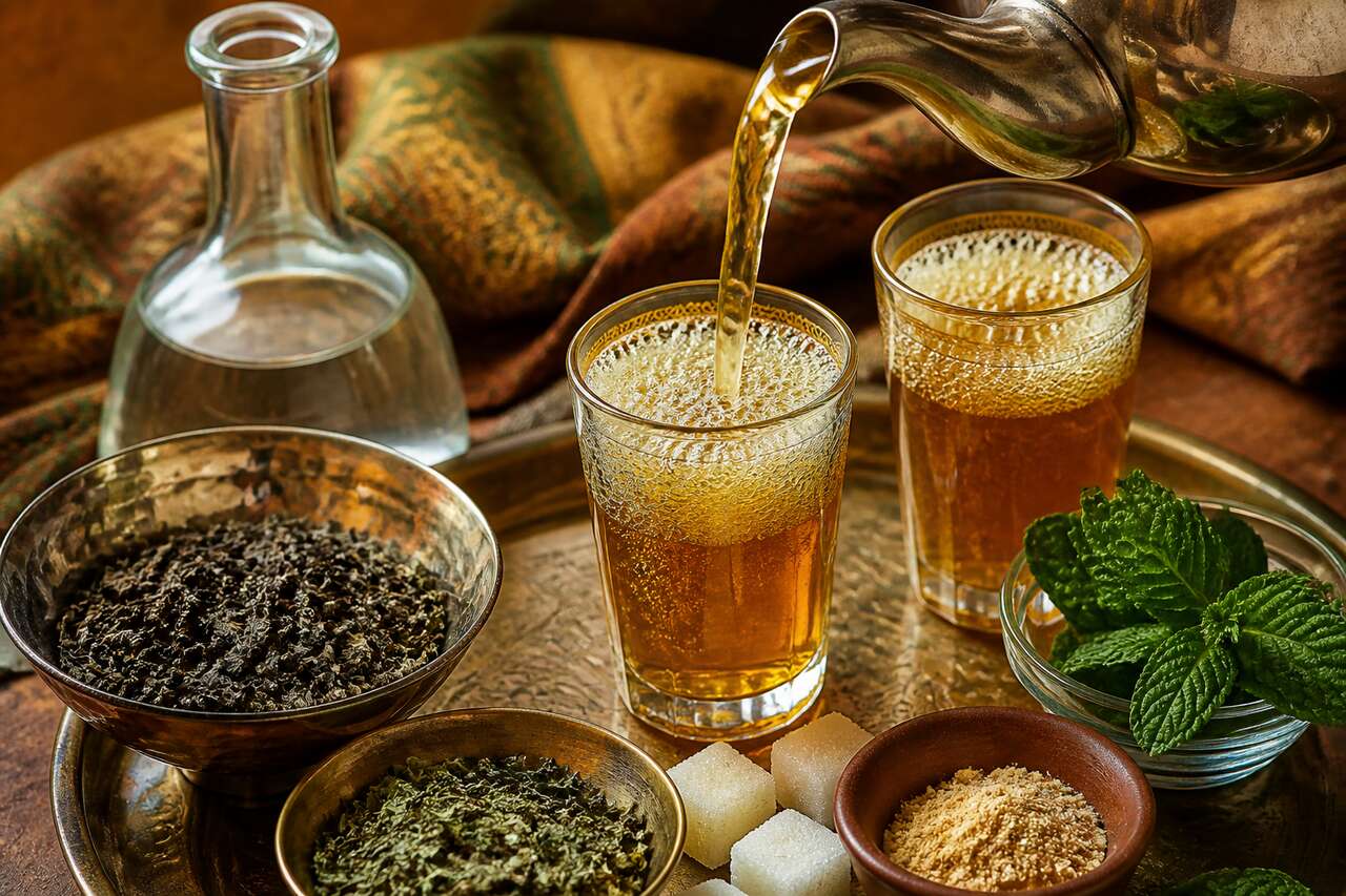 Recette du thé à la menthe ivoirien