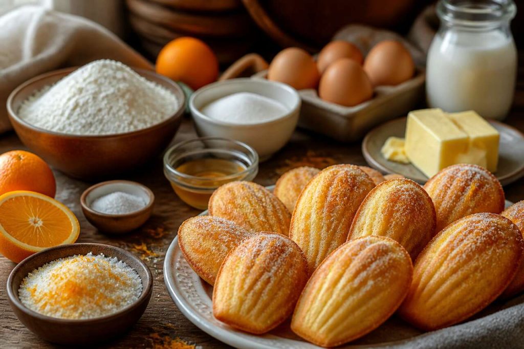Recette de madeleines à l'orange moelleuses et parfumées