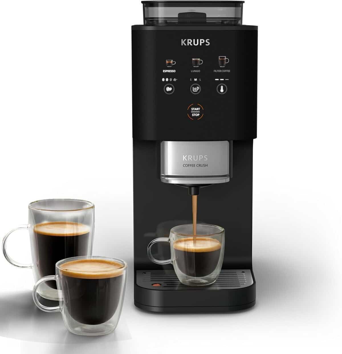 Test : machine à café Krups Coffee Crush Extra, compacte et facile à nettoyer