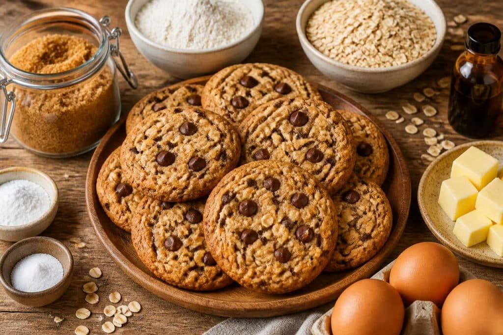 Recette de biscuits à la farine d'avoine : croustillants et faciles à préparer