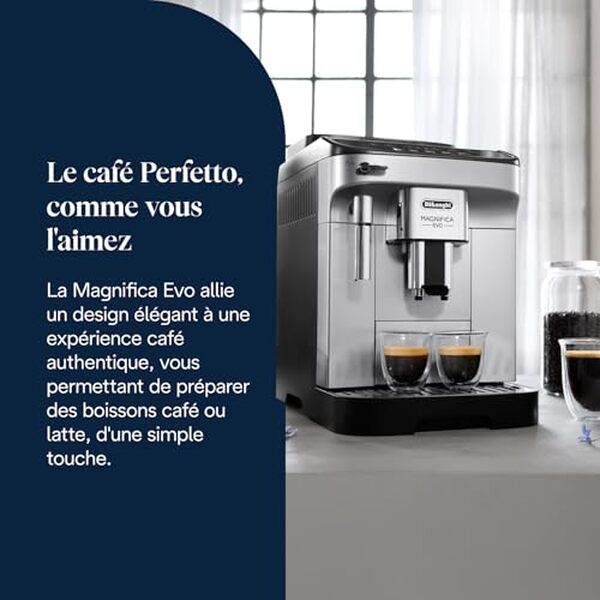 Découvrez notre test complet de la De'Longhi Magnifica Evo ECAM292.33.SB : performances, fonctionnalités et avis d'expert sur cette machine à café automatique haut de gamme. 