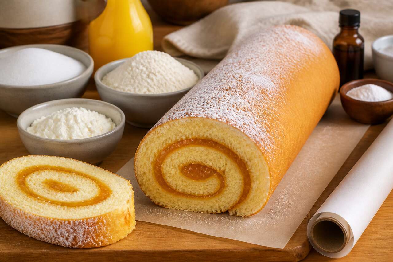La recette du biscuit roulé moelleux et facile à réaliser