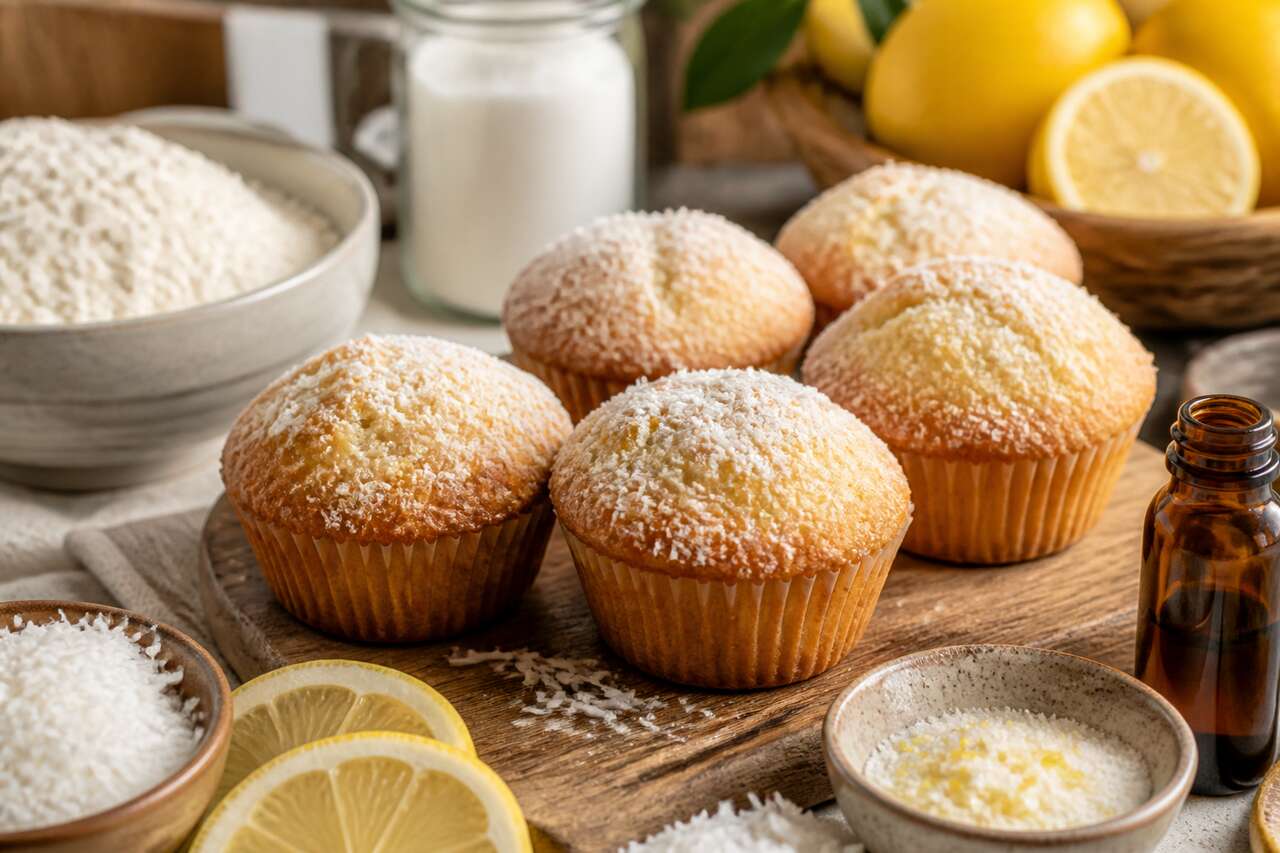 Recette de muffins citron coco au Thermomix