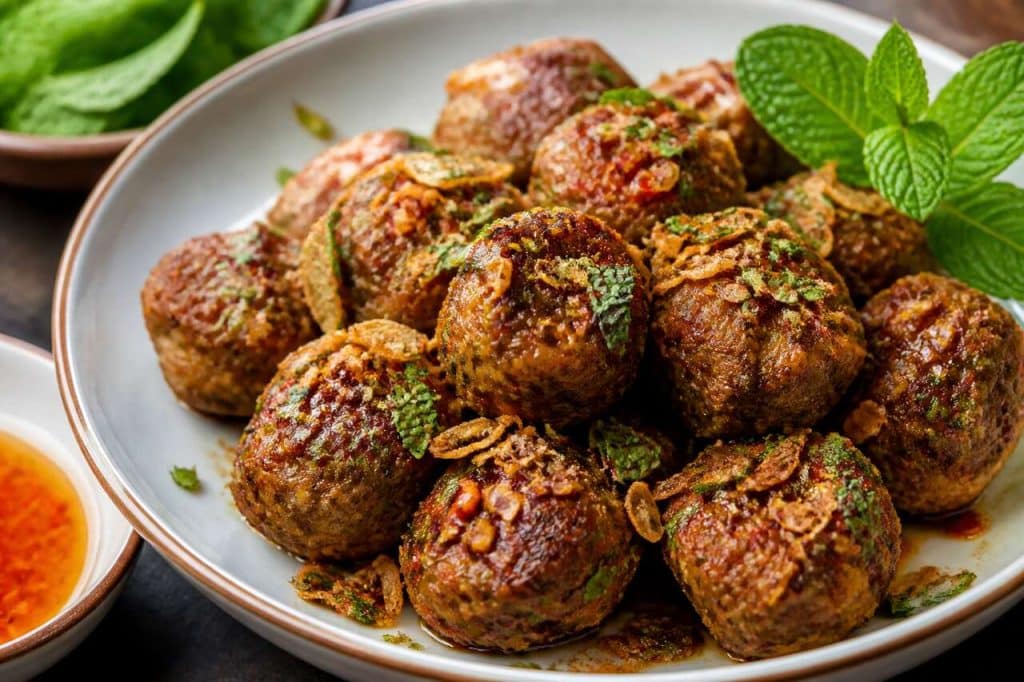 Recette de boulettes de porc vietnamiennes à la menthe