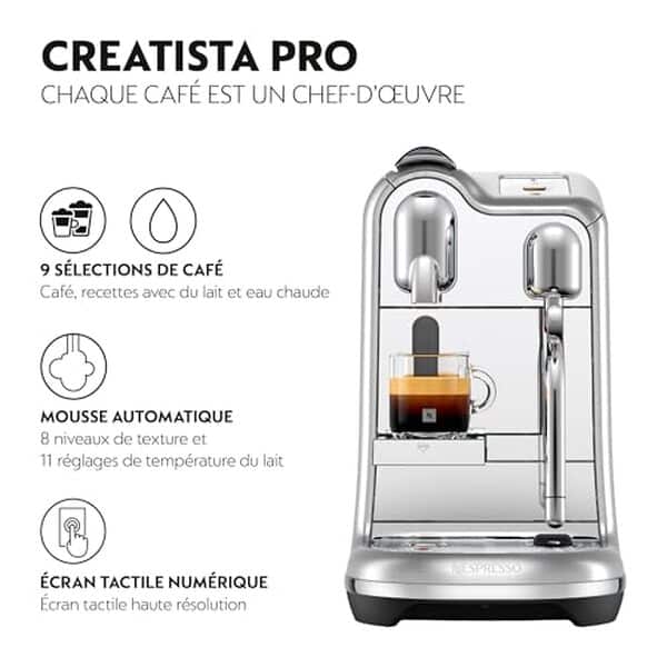 Découvrez notre test détaillé de la Nespresso Creatista Pro en acier inoxydable : performances, fonctionnalités et verdict d'un expert pour vous aider à bien choisir. 