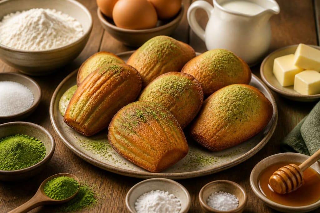 Recette facile de madeleines au thé vert
