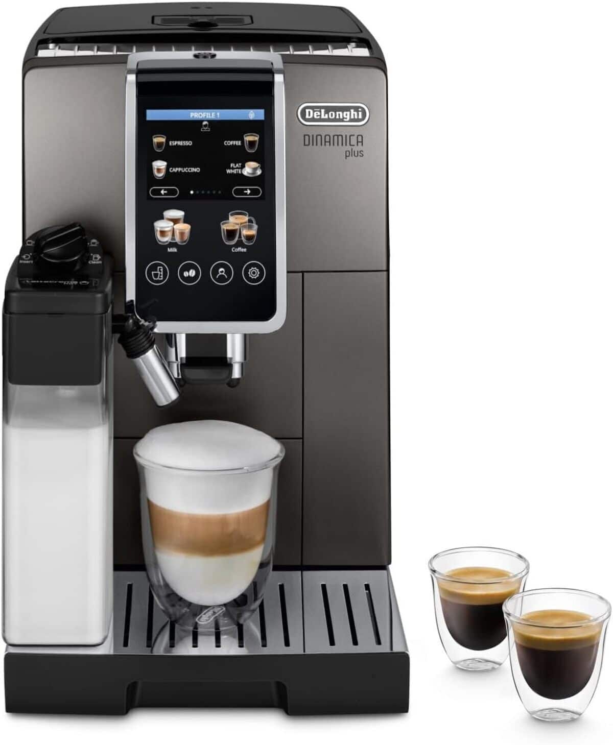 Test : de’Longhi Dinamica Plus ECAM 380.95.TB, machine à café automatique 2-en-1