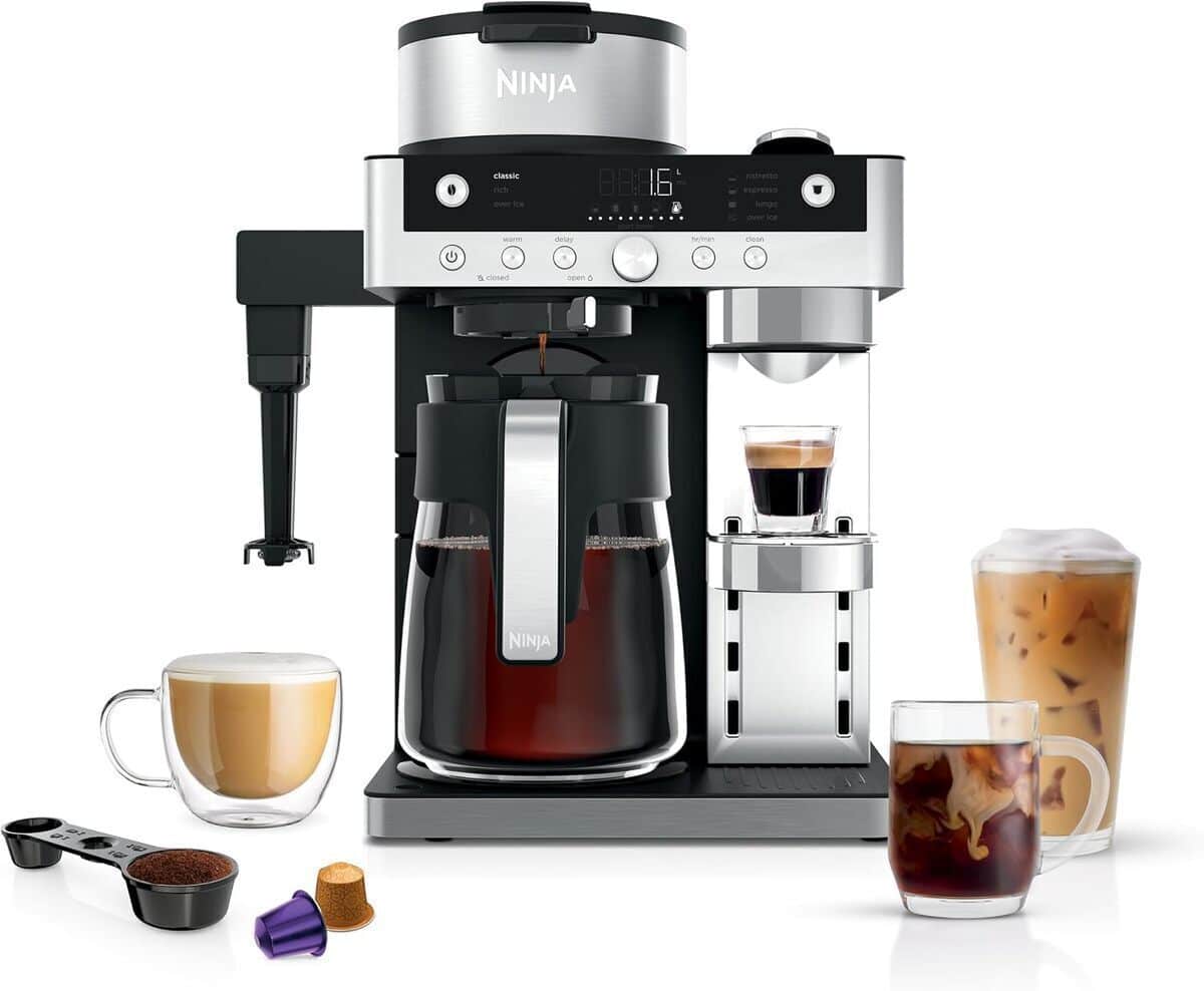 Test : machine à café Ninja Prestige CFN802EU 2-en-1 avec buse à lait intégrée