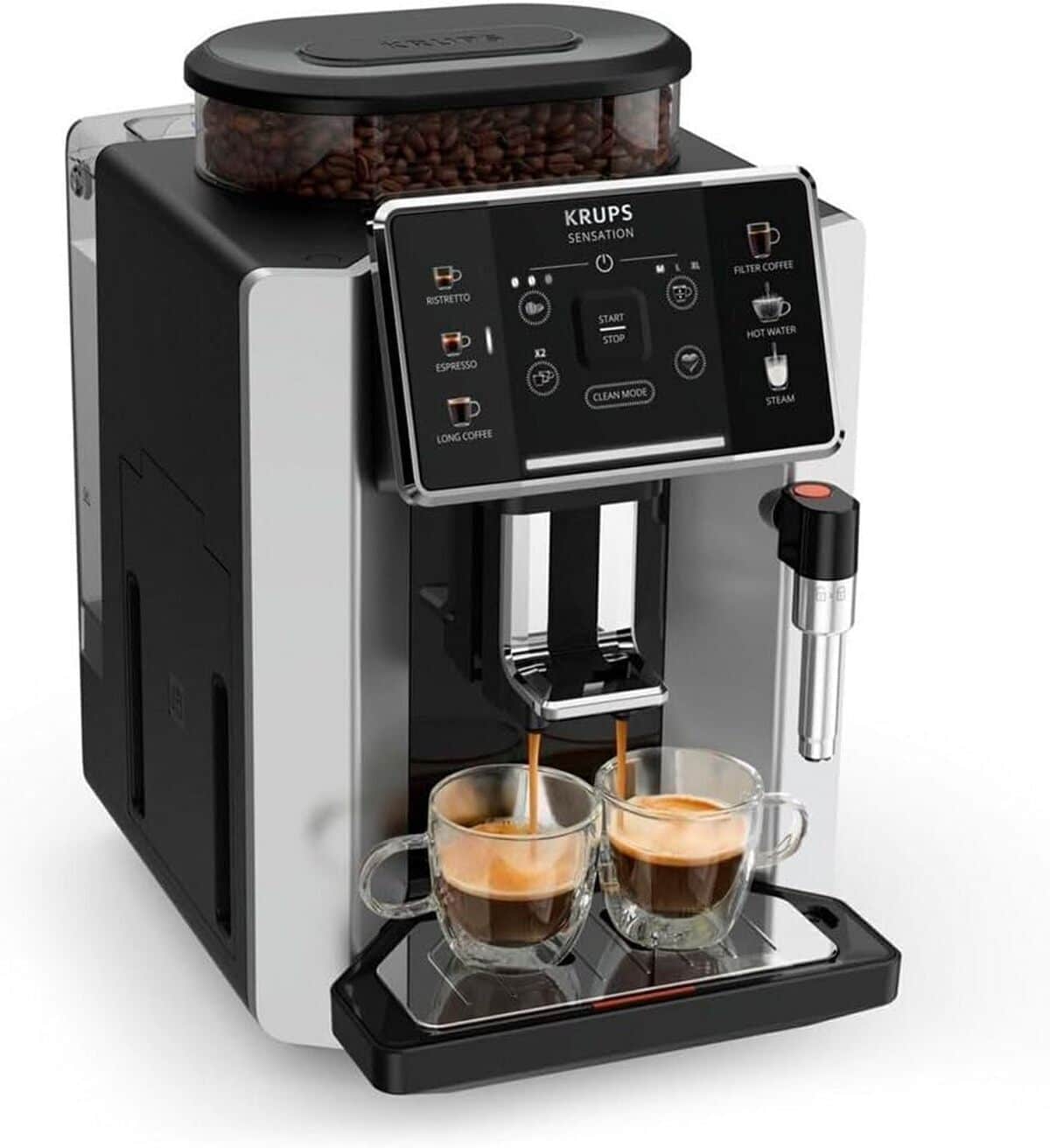 Test : robot café EA910E10 15 bars gris/noir