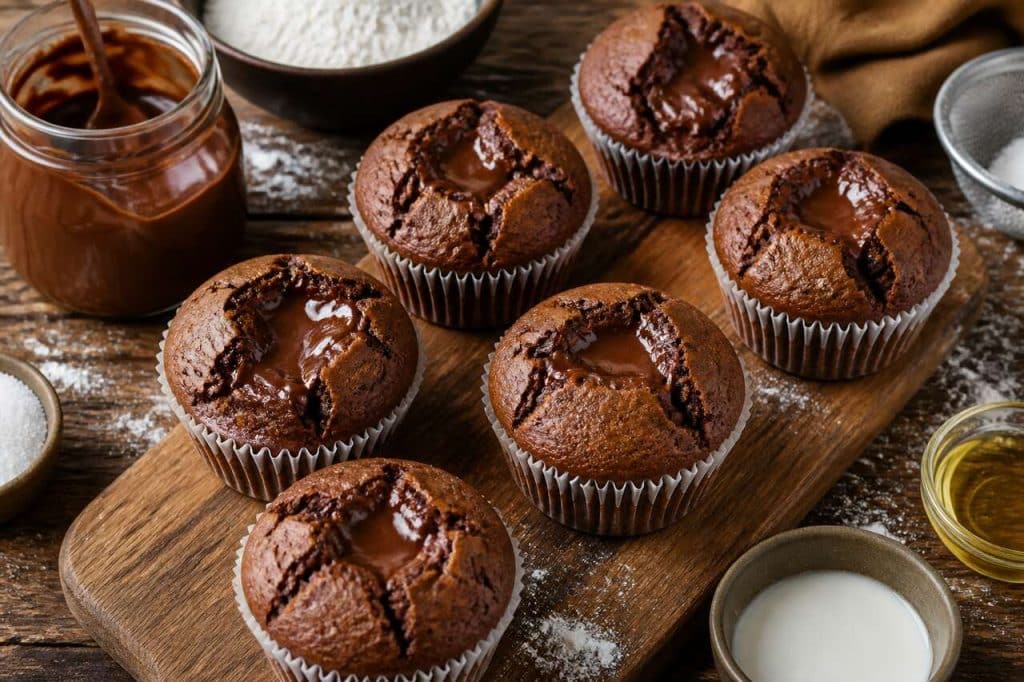 Recette facile de muffins au Nutella