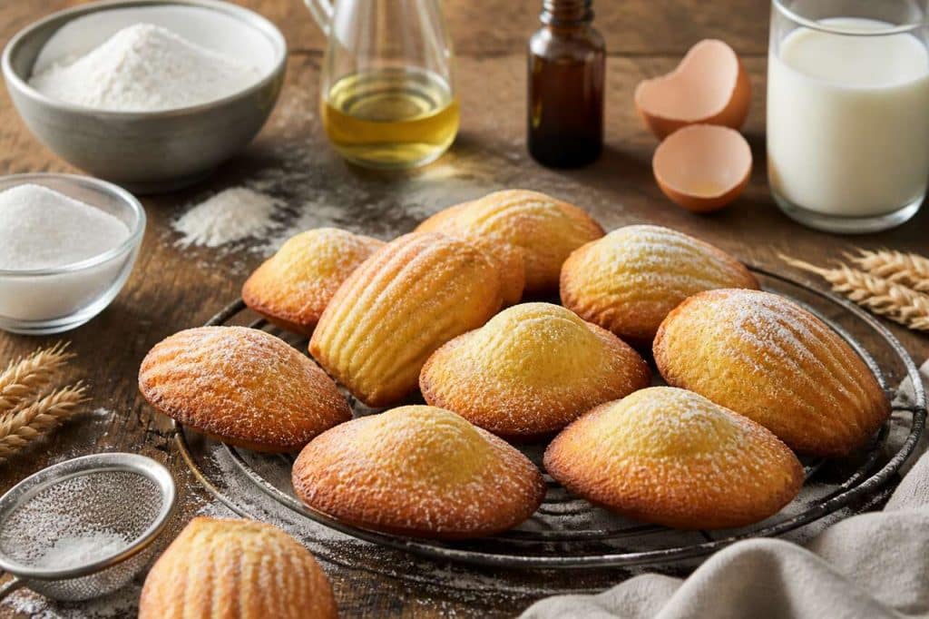 Recette de madeleines à la vanille sans beurre : légères et moelleuses