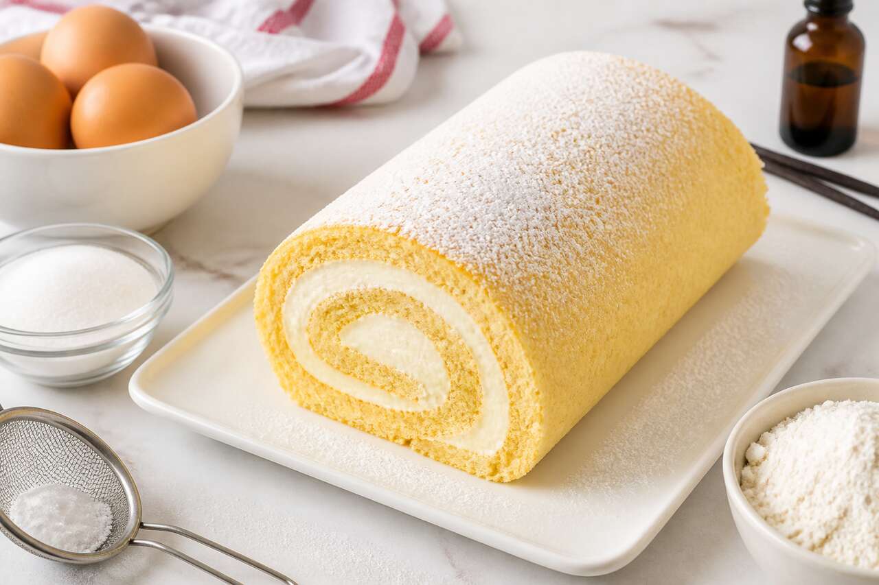Recette facile de génoise pour biscuit roulé