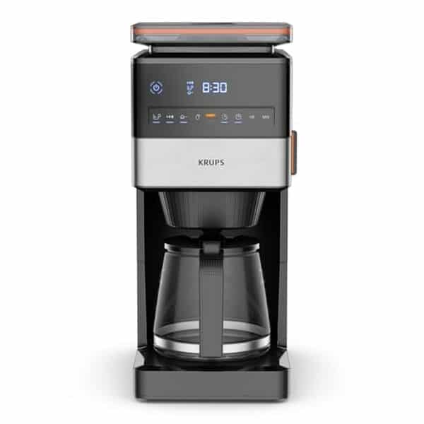 Découvrez notre test détaillé de la cafetière Krups Grind Aroma XL KM842810 : caractéristiques, performances et avis pour bien choisir votre machine à café.