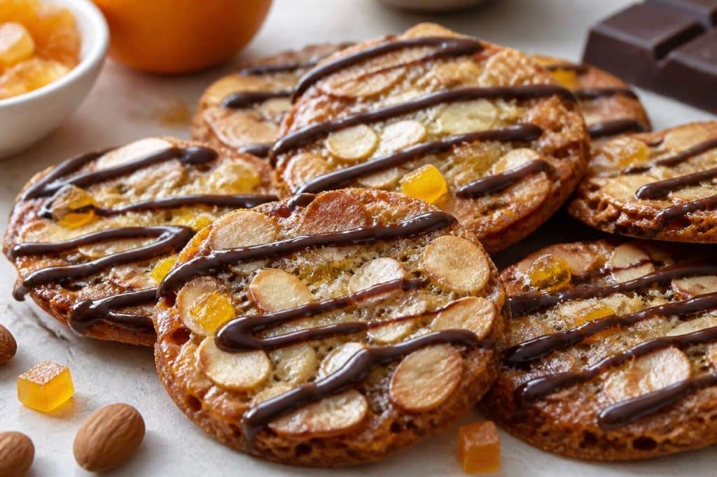 Recette de biscuits florentins aux amandes croustillants et gourmands
