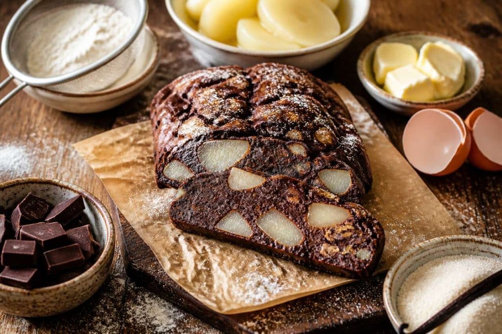 Recette de biscuit poire chocolat facile et gourmand