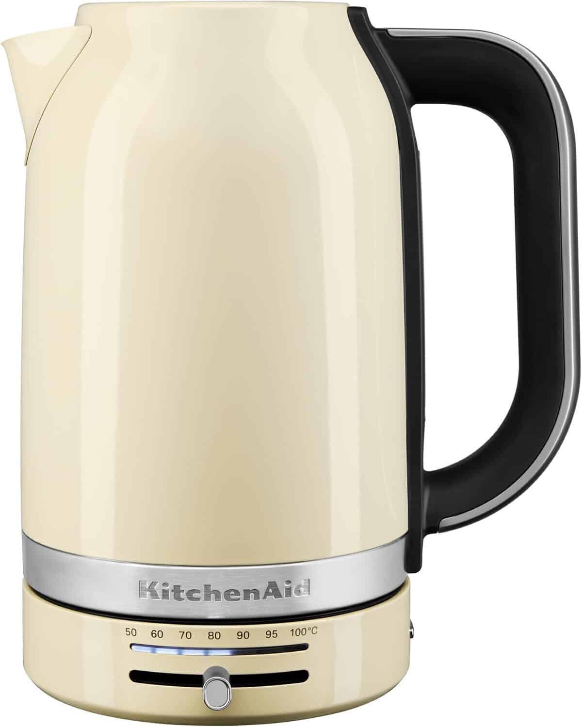 Test : bouilloire électrique KitchenAid 5KEK1701EAC - design vintage et température réglable