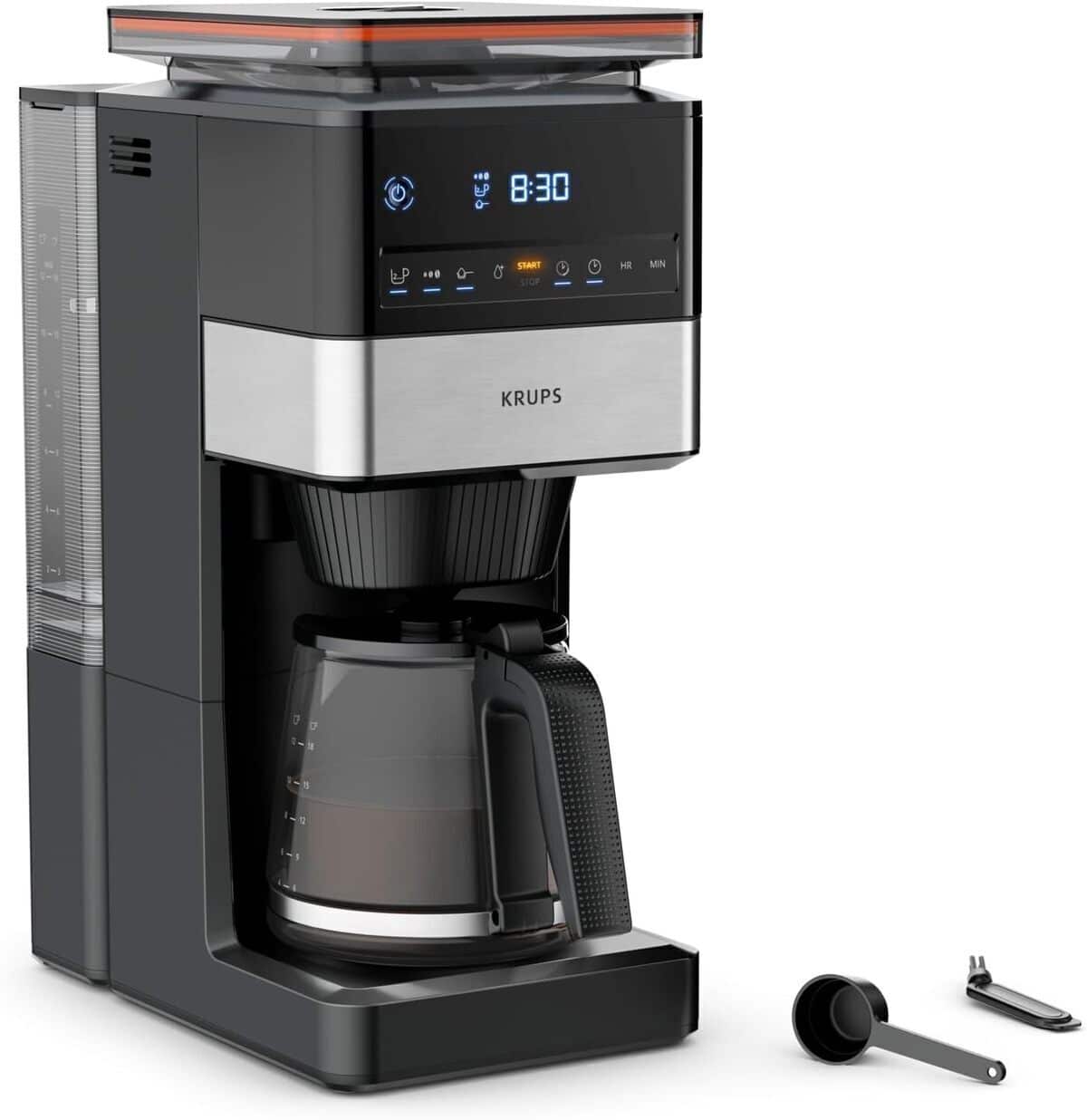 Test : cafetière Krups Grind Aroma XL KM842810