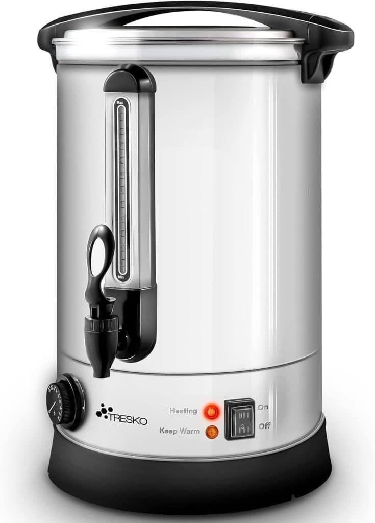 Test de la bouilloire à vin chaud TRESKO® 30 l / 2500 W