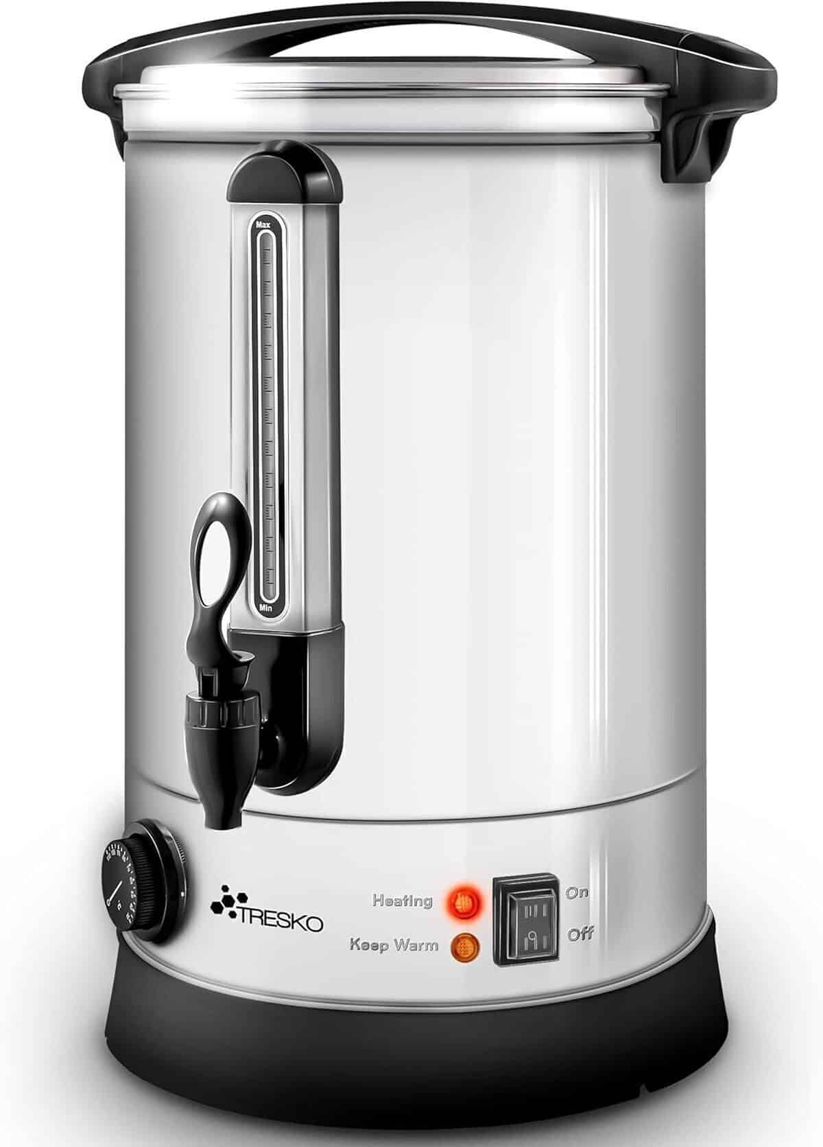 Test de la bouilloire à vin chaud TRESKO® 30 l / 2500 W