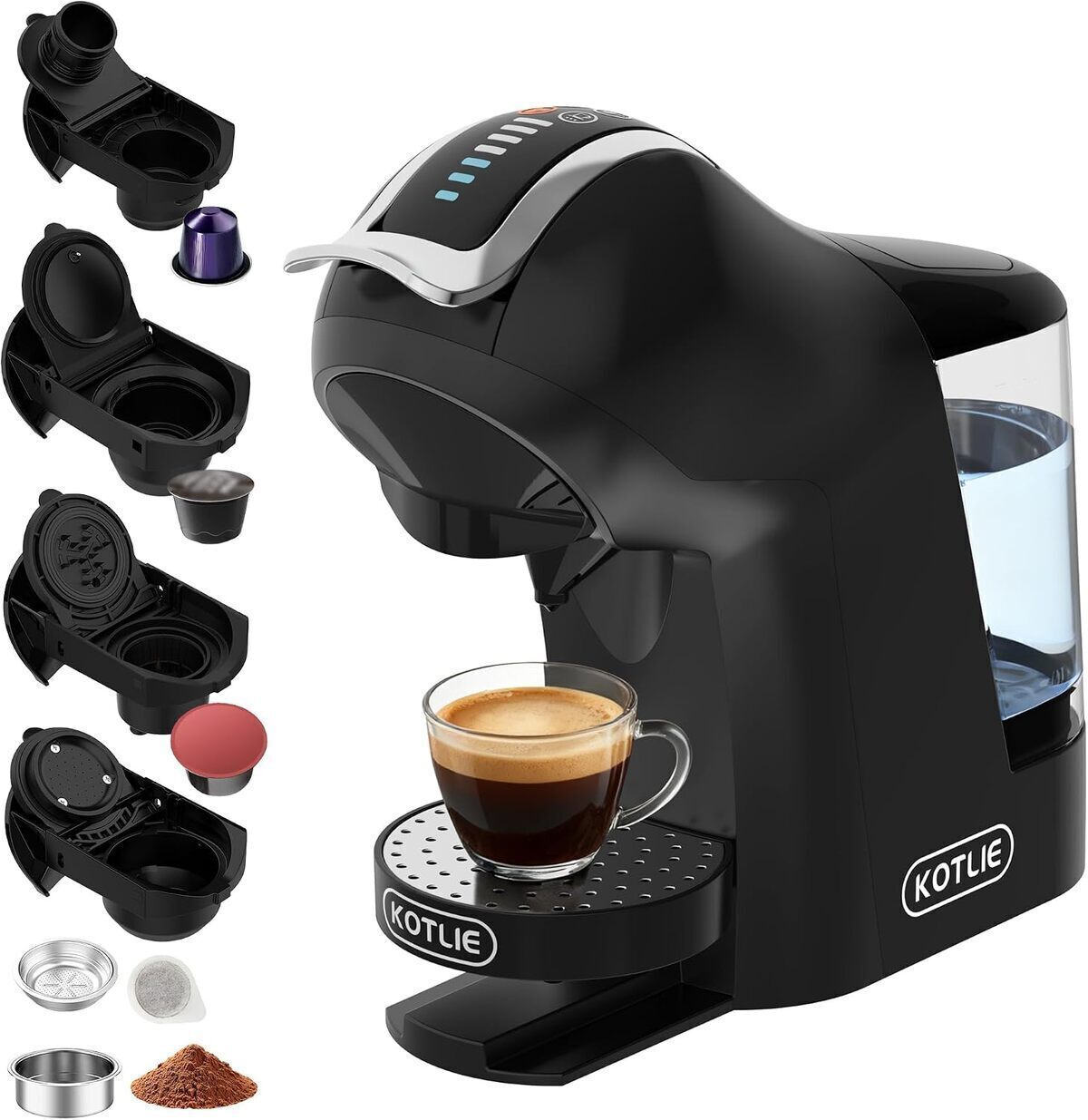 Test de la KOTLIE EM-308B : machine à café 5 en 1