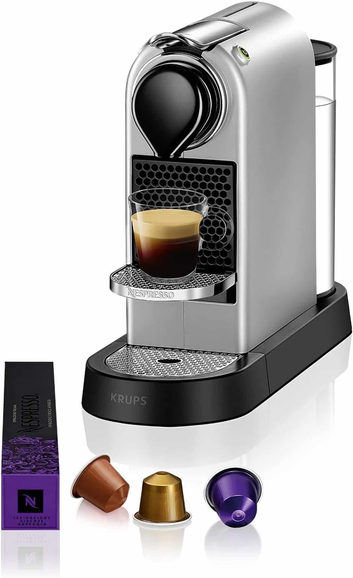 Test de la machine à café Nespresso Krups Citiz argent XN741B10