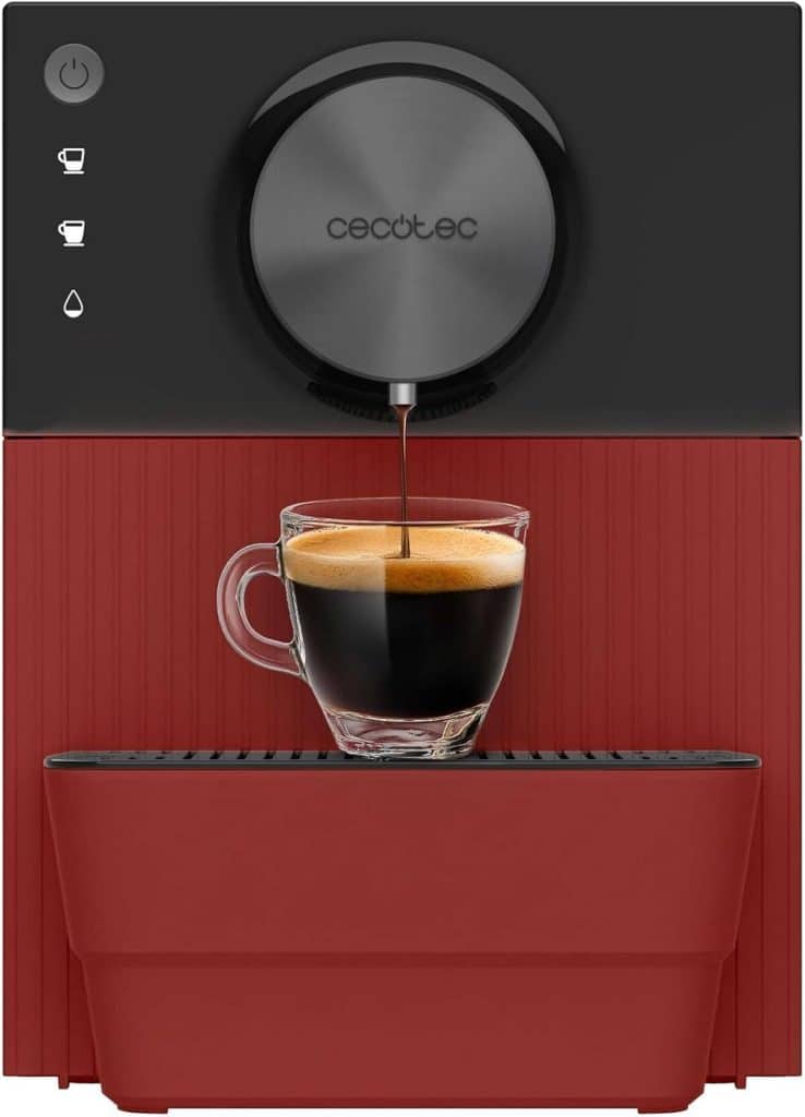 Test machine à café Cecotec Cremmaet Cube rouge : puissance et précision